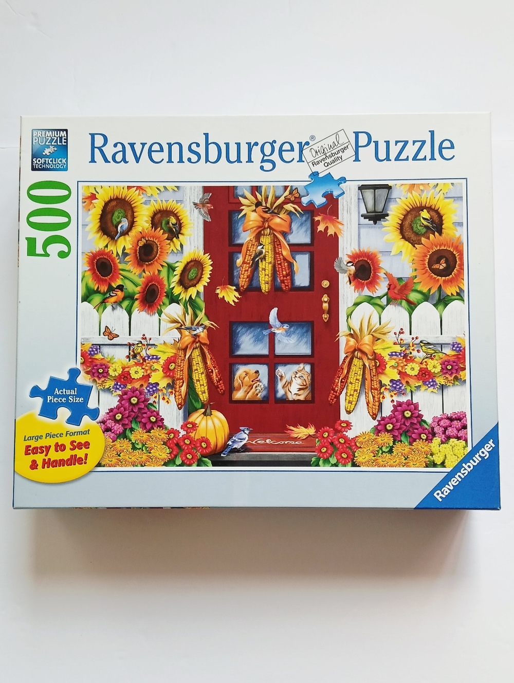 Autumn Birds 500-piece puzzle by Ravensburger